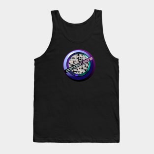 Dalmatian Stone Band Logo with colors. Tank Top